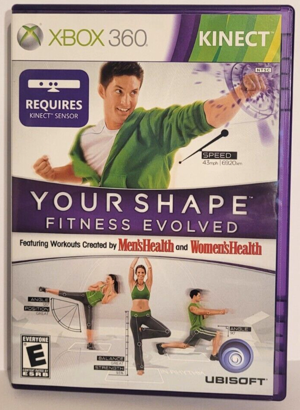 Your Shape Fitness Evolved Xbox 360 Kinect Fitness Game 2010 CIB With Manual